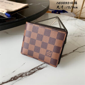 LV Multiple Wallet Damier Ebene Canvas N60895