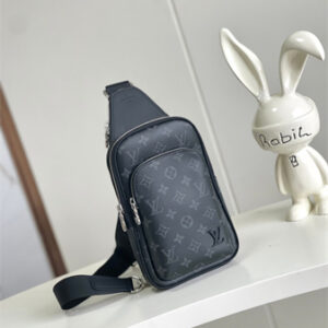 L.V Avenue Slingbag PM Monogram Eclipse coated canvas M47137