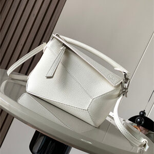 Loewe Mini Puzzle Bag In Soft Grained Calfskin