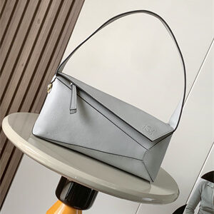 Loewe Puzzle Hobo Bag In Classic Calfskin