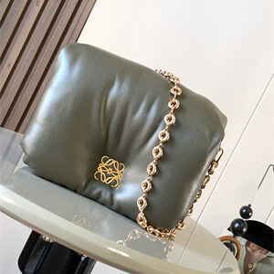 Loewe Mini Puffer Goya bag in shiny nappa lambskin