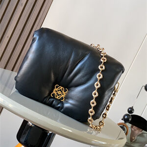 Loewe Mini Puffer Goya bag in shiny nappa lambskin