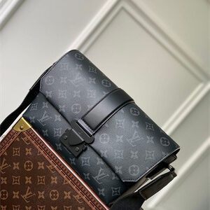 LV S-Cape Messenger Monogram Eclipse coated canvas M46794