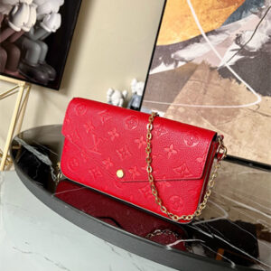 L.V Felicie Pochette Monogram Emprenite Red M64065