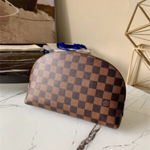 L.V Cosmetic Pouch GM Damier Ebene M47353