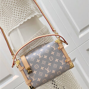 L.V SIDE TRUNK MM Monogram coated canvas Parisian M12428