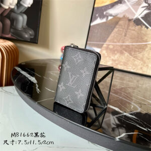 L.V Zippy Coin Purse Vertical Monogram Eclipse M81662