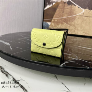 L.V Rosalie Coin Purse Monogram Empreinte Green M82392