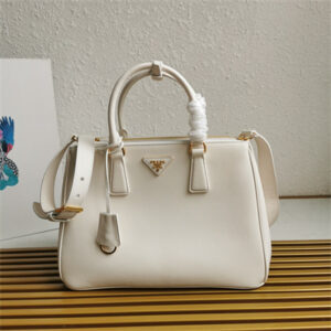 Prada Large Galleria  leather bag White Color 1BA274