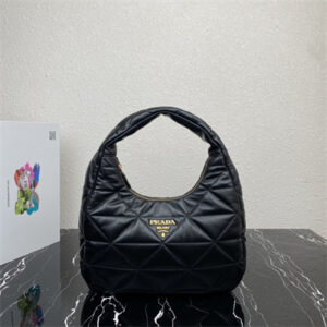 Prada Soft Nappa Leather Bag Black Color 1BC183