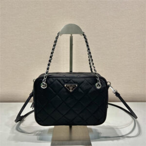 Prada Small Vintage Re-Nylon shoulder bag Black 1BD642