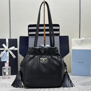 Prada Nappa leather shoulder bag Black Color 1BG541