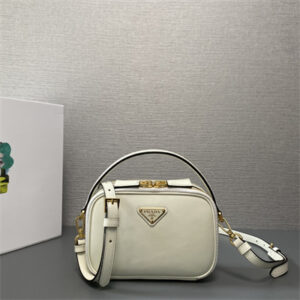Prada Odette leather mini-bag White Color 1BH203