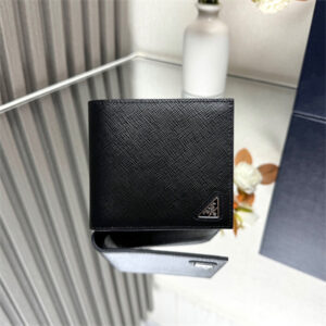 Prada Saffiano Leather Wallet Black 2M0513