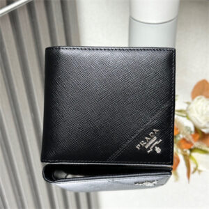 Prada Saffiano Leather Wallet Black 2M0513