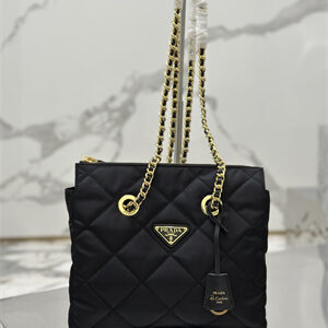 Prada Prada Re-Edition 1995 Chaîne Re-Nylon tote bag Black 1BG468