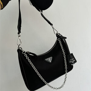 Prada Re-Edition 2005 Re-Nylon bag Black 1BH204
