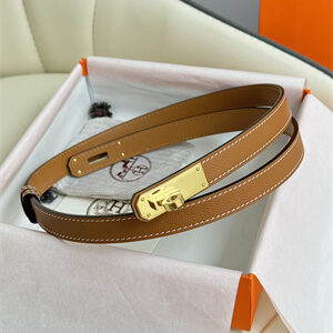 Hermes Kelly 18 Belt Epsom Leather Gold Hardware Gold