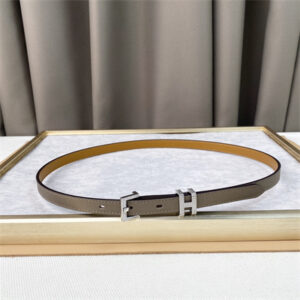 Hermes Pop H Guillochee 15 belt 15MM Cowhide Etoupe