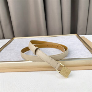 Loewe Belt In Calfskin 20MM Gold Hardware Beige