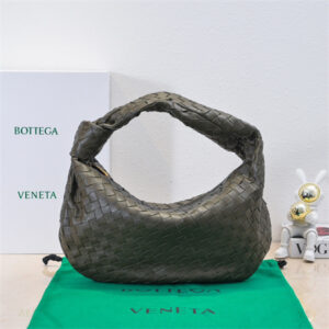 BV Small Jodie In Lambskin Leather Kaki Color