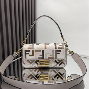 Fen.di Baguette Multicolor FF Canvas Bag