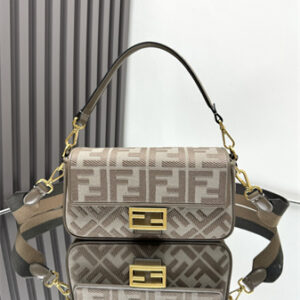 Fen.di Baguette FF Canvas Bag