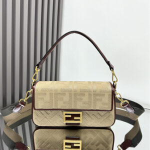 Fen.di Baguette FF Canvas Bag