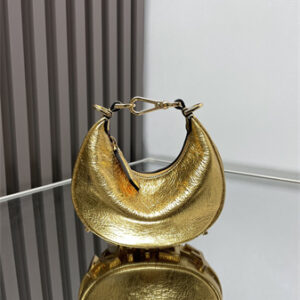 Fendigraphy Nano Leather Bag Gold