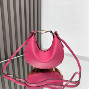 Fendigraphy Mini Leather Bag Hot Pink