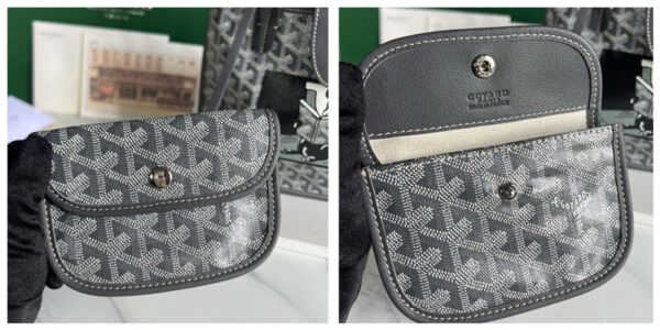 Goyard Anjou Mini Bag Chevroches Calfskin & Goyardine Canvas - Image 9