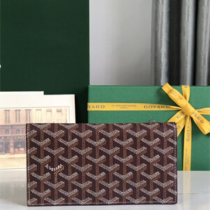 Goyard Richelieu Wallet Goyardine Canvas & Vauzelles Calfskin