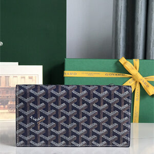 Goyard Richelieu Wallet Goyardine Canvas & Vauzelles Calfskin