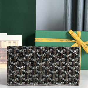 Goyard Richelieu Wallet Goyardine Canvas & Vauzelles Calfskin