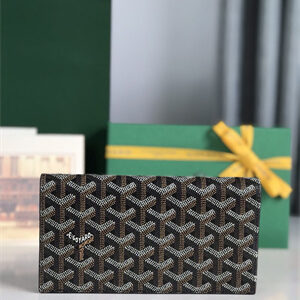 Goyard Richelieu Wallet Goyardine Canvas & Vauzelles Calfskin