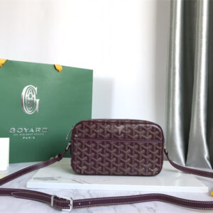 Goyard Cap-Vert PM Bag Goyardine Canvas & Cervon Calfskin