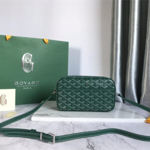 Goyard Cap-Vert PM Bag Goyardine Canvas & Cervon Calfskin