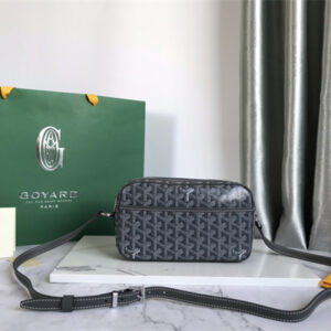 Goyard Cap-Vert PM Bag Goyardine Canvas & Cervon Calfskin