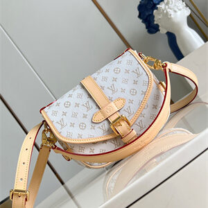 L.V Saumur BB Bag Monogram Canvas Mastic Cream M12327
