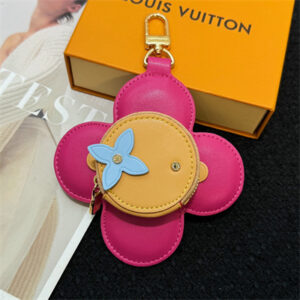 LV Vivienne Holiday Bag Charm Fuchsia