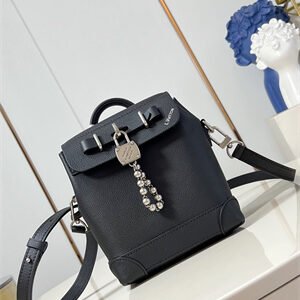 LV Steamer 15 Colorado calfskin Black M11637