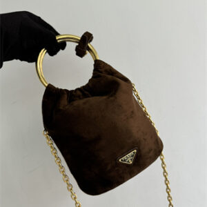 Prada Suede mini-bag Brown 1BC227