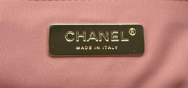 Chanel 19 Bag Tweed Gold Tone Pink AS1160 - Image 8