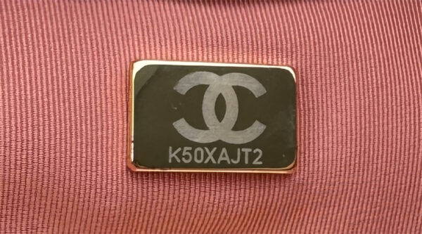Chanel 19 Bag Tweed Gold Tone Pink AS1160 - Image 9