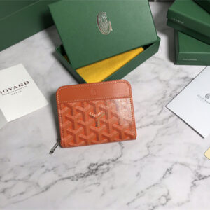 Goyard Matignon PM Wallet Goyardine Canvas & Vauzelles Calfskin