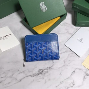 Goyard Matignon PM Wallet Goyardine Canvas & Vauzelles Calfskin