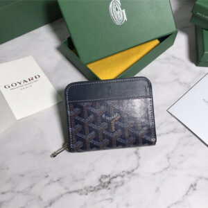 Goyard Matignon PM Wallet Goyardine Canvas & Vauzelles Calfskin