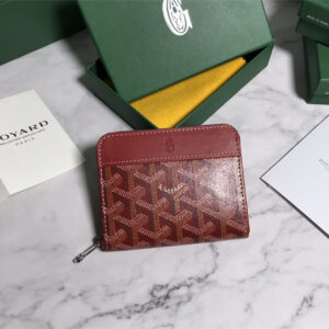 Goyard Matignon PM Wallet Goyardine Canvas & Vauzelles Calfskin