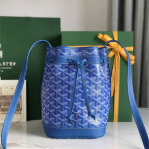 Goyard Petit Flot Bucket Bag Goyardine Canvas & Chevroches Calfskin