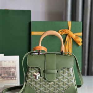 Goyard Saigon Souple Mini Bag Goyardine Canvas & Chevroches Calfskin